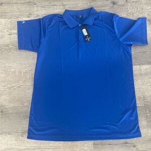 NWT Antigua Men's Blue Golf Polo Shirt